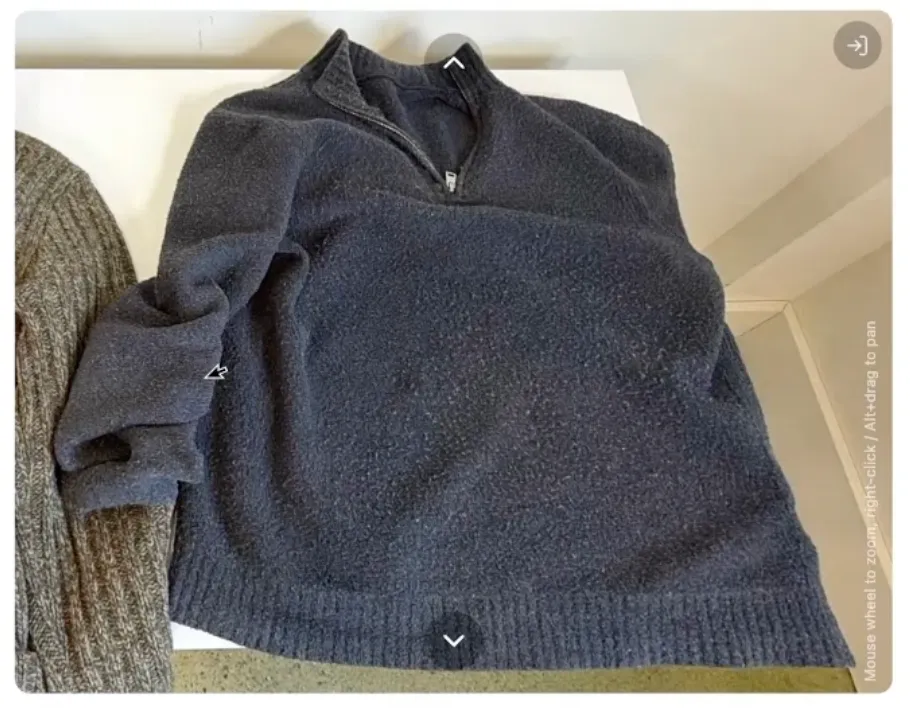 Item with multi-mode symbol showing cropped view